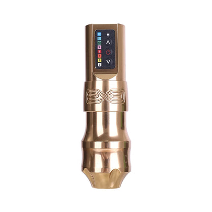 Rechargeable Coreless Tattoo Cartridge Pen  Gold 33