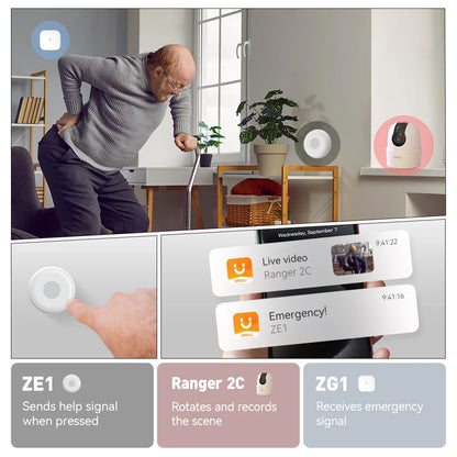 Wireless Home Security Camera & Sensor Kit