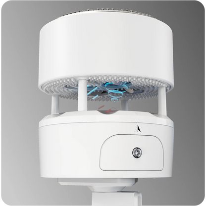 Wireless Weather Station with 7.5 Inch Display and Rain Gauge