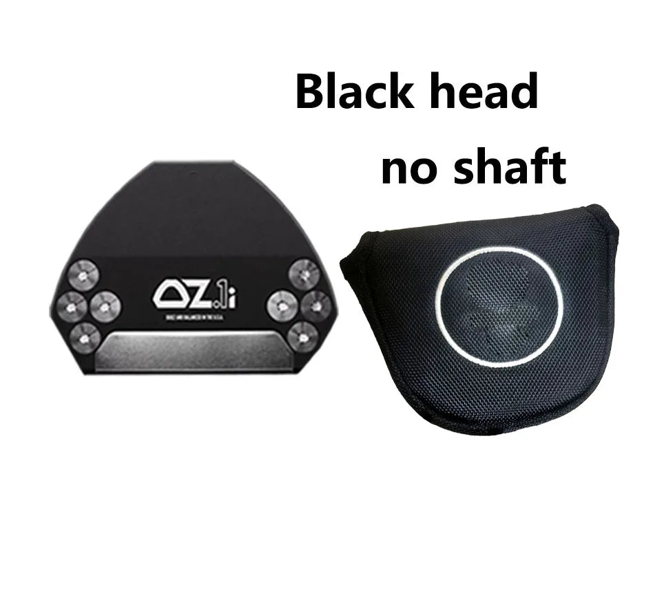 Left-Handed Golf Putter Head Black Zero Torque