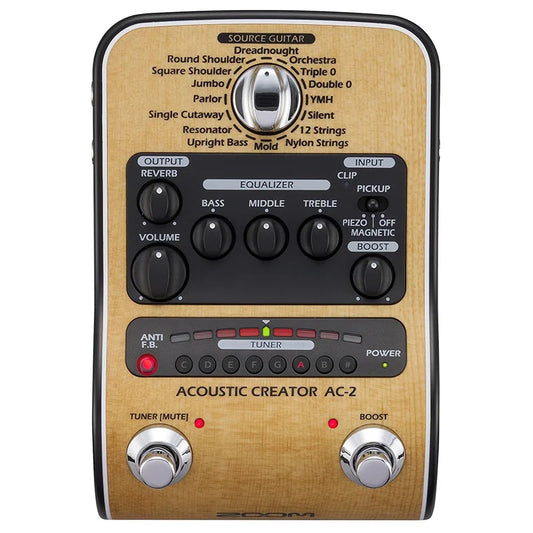 Acoustic Creator AC-2 DI with Anti-Feedback & Tuner