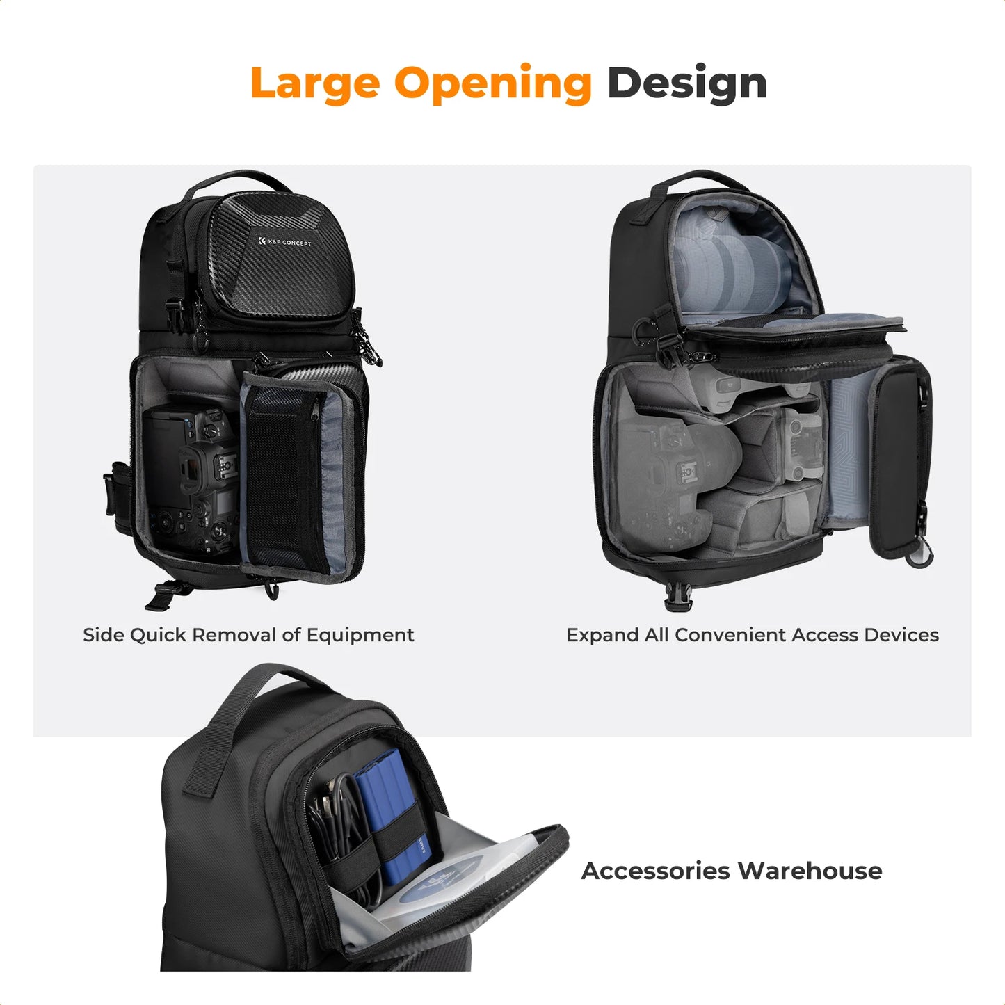 10L Hardshell Camera Sling Bag for DSLR and Mirrorless Cameras