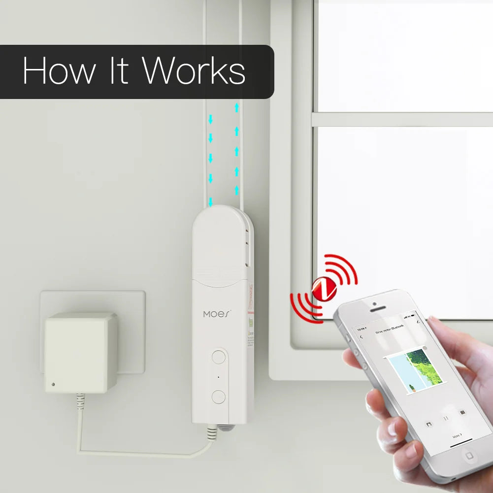 ZigBee Smart Roller Blind Motor with App & Voice Control