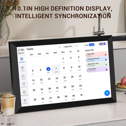 10.1 Inch Smart Digital Family Calendar Touchscreen Display