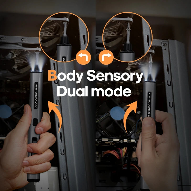 SES Pro Plus Grey Cordless Electric Screwdriver Set