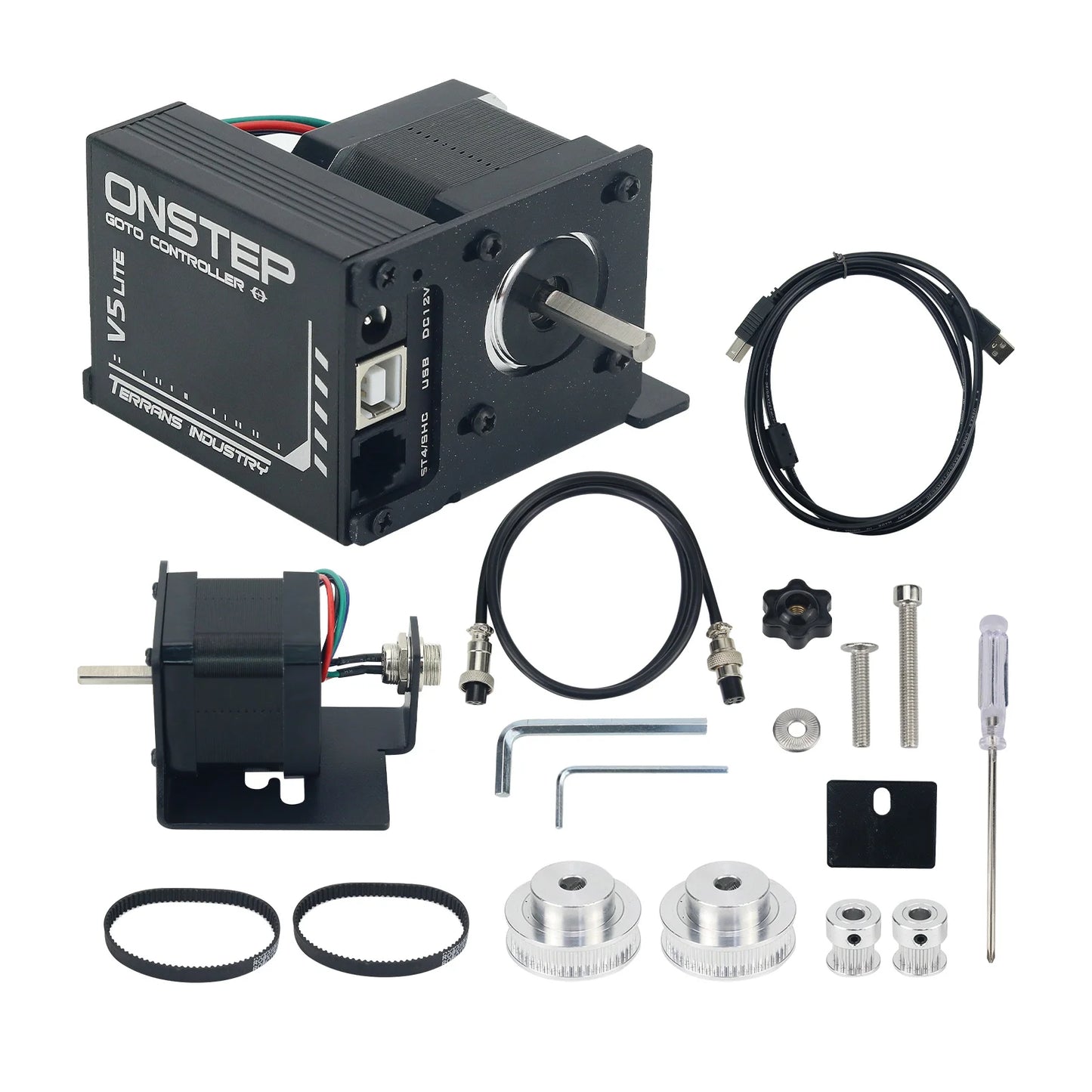EXOS2 V5 Lite Motorized GOTO Telescope Mount Kit