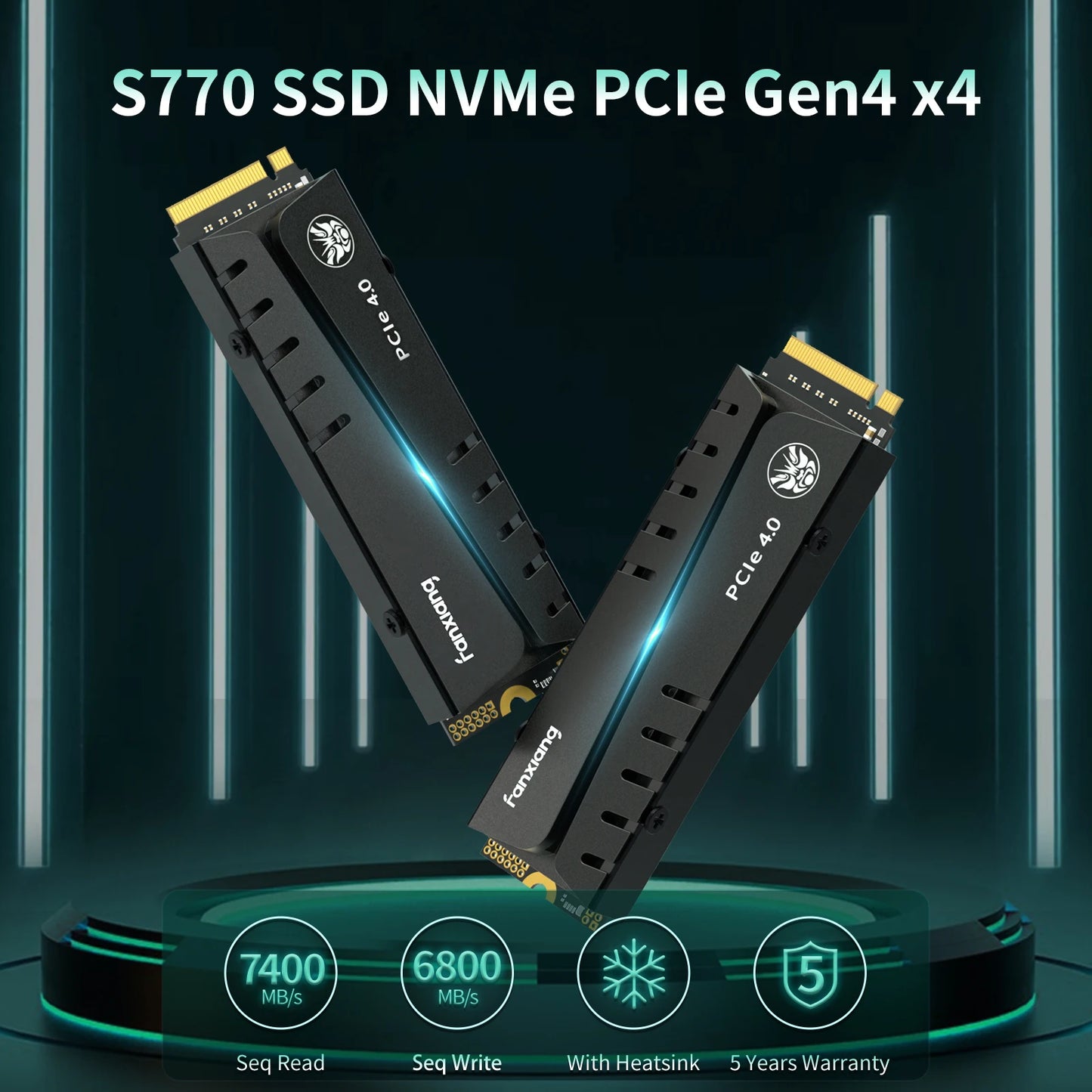 High Speed 1TB M.2 SSD with DRAM Cache