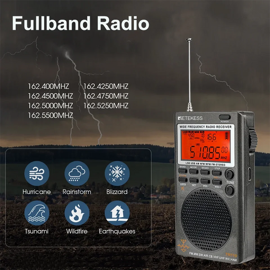 All Wave Digital Radio with High Sensitivity and Clear Sound