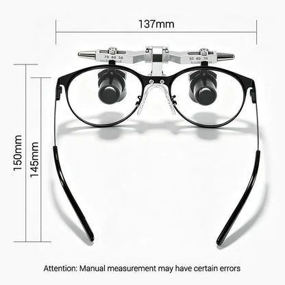 6X Head Mounted Binocular Magnifying Glass Black