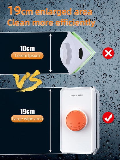 Professional Magnetic Window Cleaner Brush with Telescopic Rod