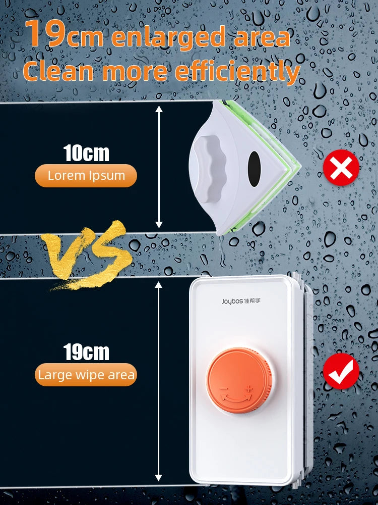 Telescopic Magnetic Window Brush for Easy Glass Cleaning