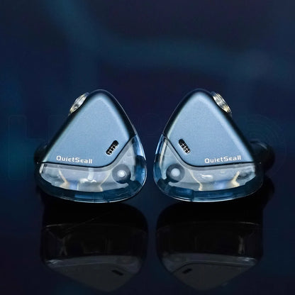 Blue 10mm Dynamic Driver HiFi Earbuds 3.5mm 4.4mm Plugs