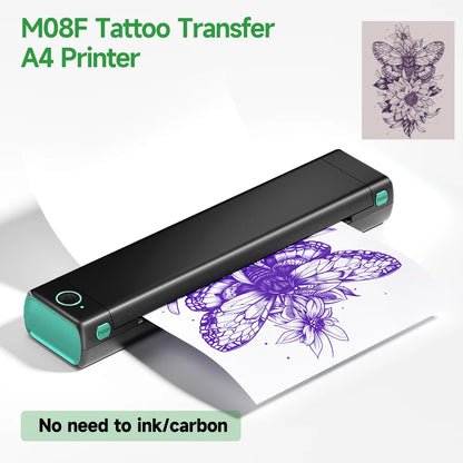 A4 Portable Thermal Printer Bluetooth Wireless Inkless