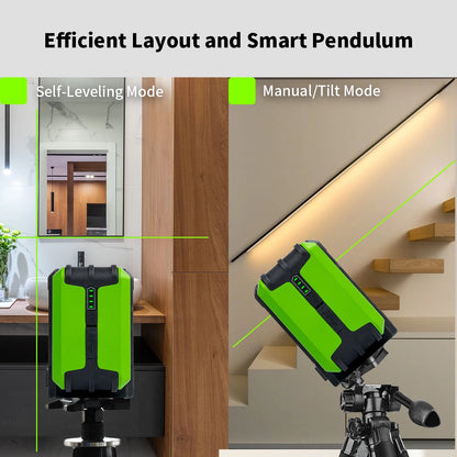 Rechargeable Green Laser Level Kit with Carry Case