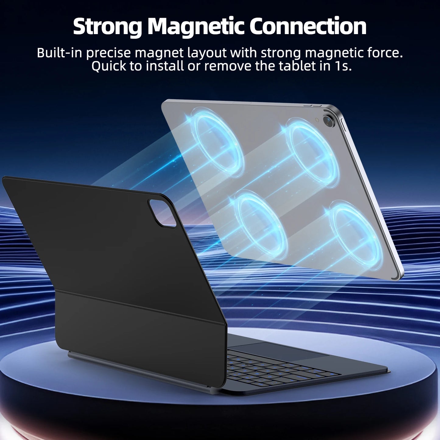 Lightweight Magic Keyboard Case for iPad 10th Gen