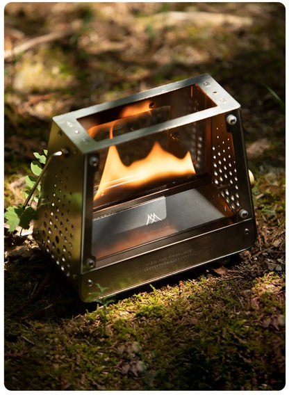 Portable Stainless Steel Mini Outdoor Wood Burning Stove