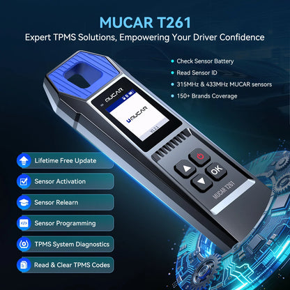 TPMS Sensor Activator & Programming Tool for Car Diagnostics