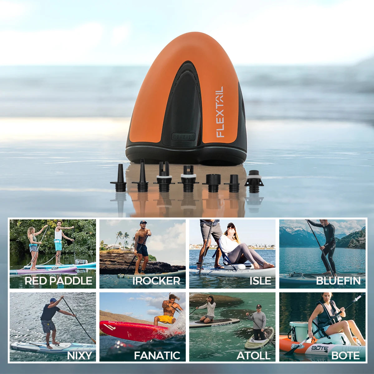 Cordless SUP Air Pump 20PSI Rechargeable Portable Inflator