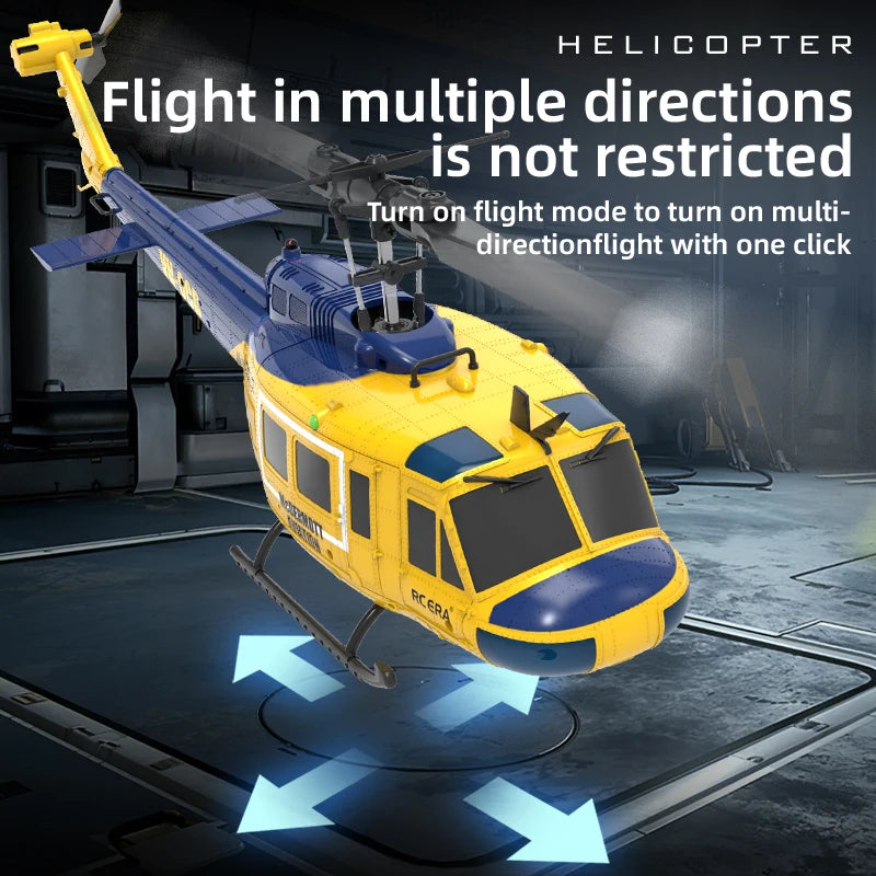 Yellow Remote Control Helicopter for Kids & Adults