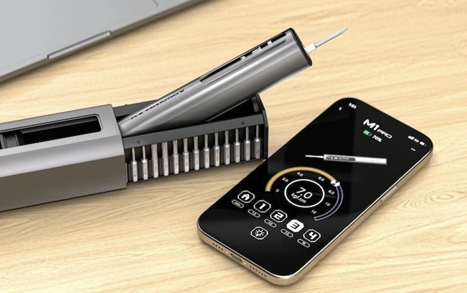 Rechargeable Cordless Precision Screwdriver Kit with Adjustable Torque