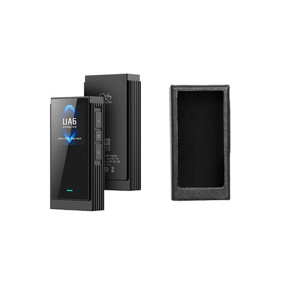 Portable HiFi USB DAC Headphone Amplifier with Case Black