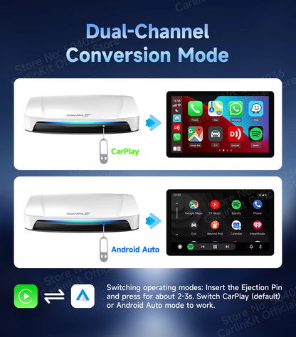 Car AI Box 8G+128G Android 13 GPS YouTube Ready