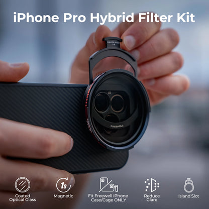 Hybrid Magnetic Variable ND CPL Filter for iPhone