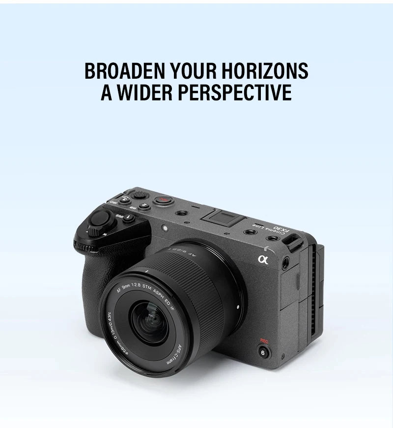 9mm F2.8 Autofocus Ultra-Wide APS-C Lens for Sony E
