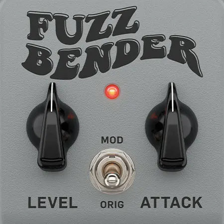 Electric Guitar Fuzz Pedal with 60s-Style Tone Control