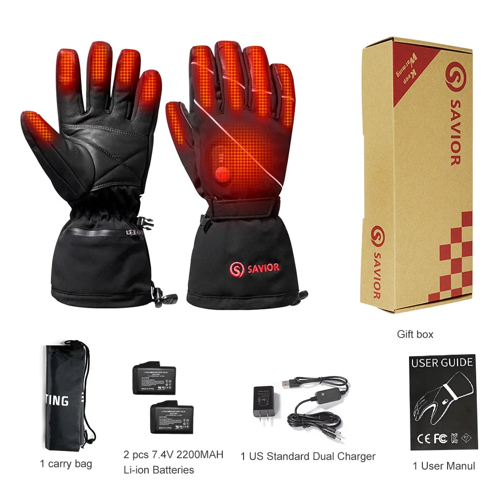 Thermal Winter Sports Rechargeable Cold Weather Gloves