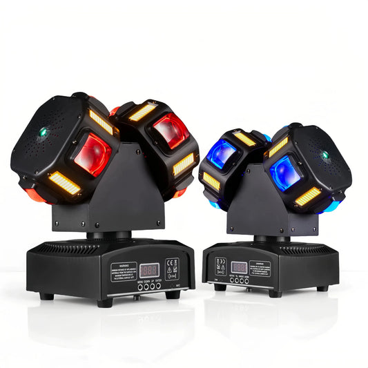 LED Moving Head Stage Light with RGBW Beam & Effects
