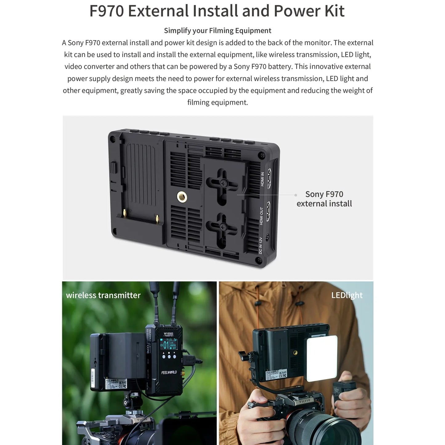 5.5 Inch 4K Touchscreen Field Monitor 1600nits Brightness