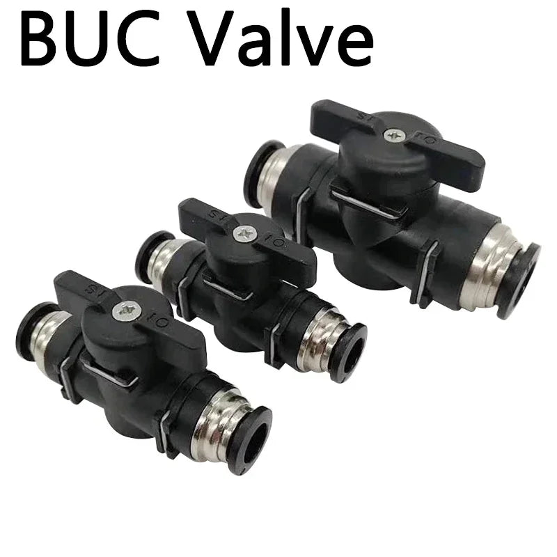 6mm Pneumatic Quick Connect Push-In Valve 50pcs