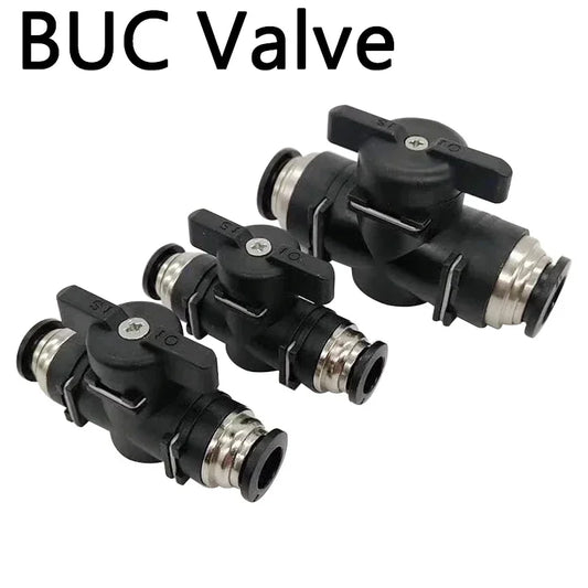 6mm Pneumatic Quick Connect Push-In Valve 50pcs