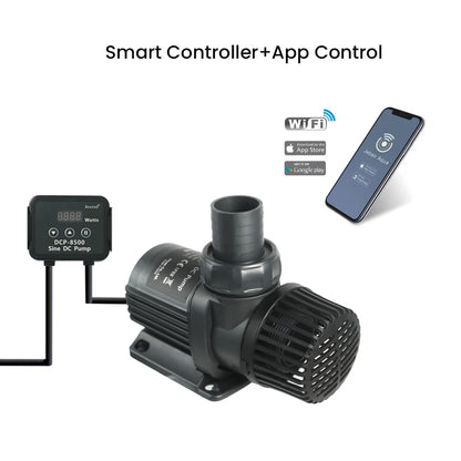 5000L/H Smart WiFi Aquarium Water Pump for Freshwater Tanks