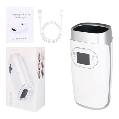 Portable Hand and Finger Massage Device with Heat