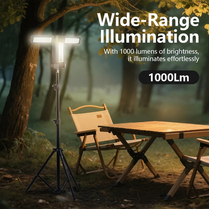 16000mAh Rechargeable Camping Light Telescopic LED Stand