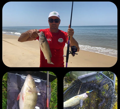 6'8" High Carbon Casting Lure Rod Long Range Action