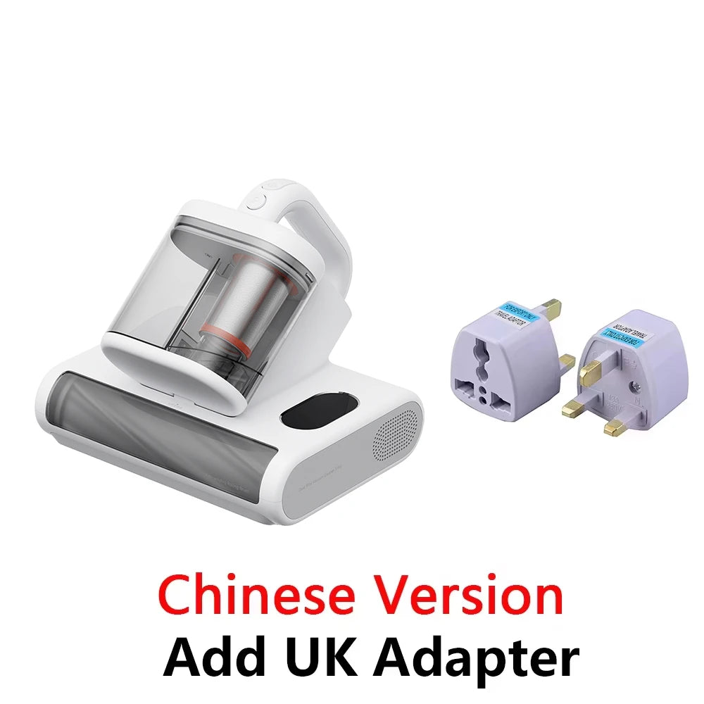 Cordless Mite Vacuum Cleaner 17kPa Smart Sensor Double Dust Cup