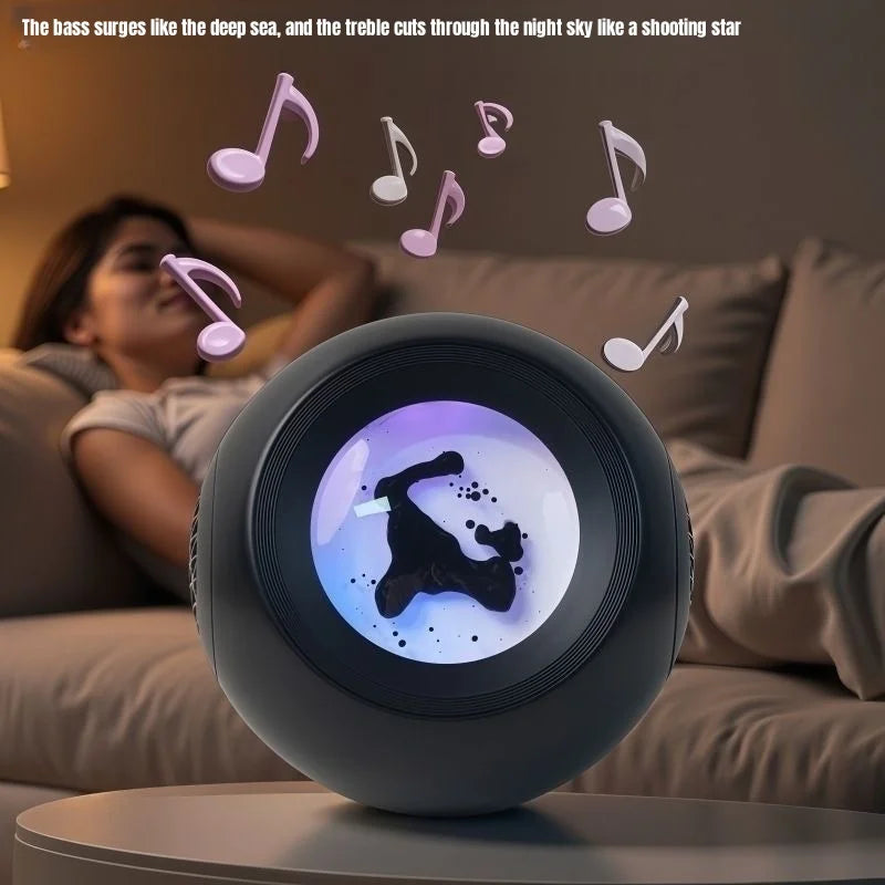2025 Portable Magnetic Fluid Stress Reliever with Bluetooth Audio