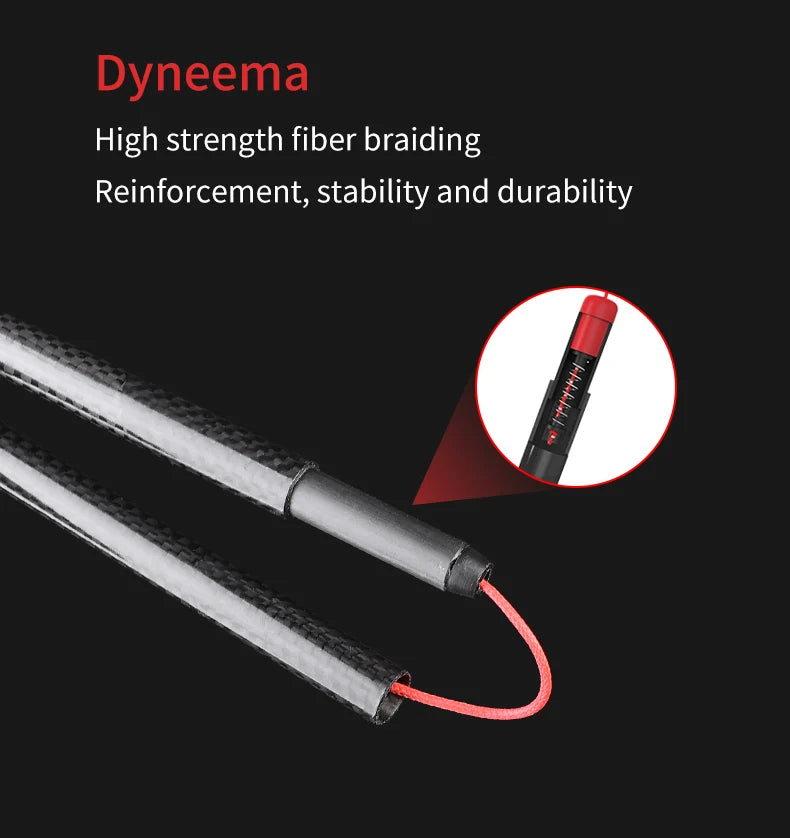2pcs 105cm Carbon Fiber Trekking Poles