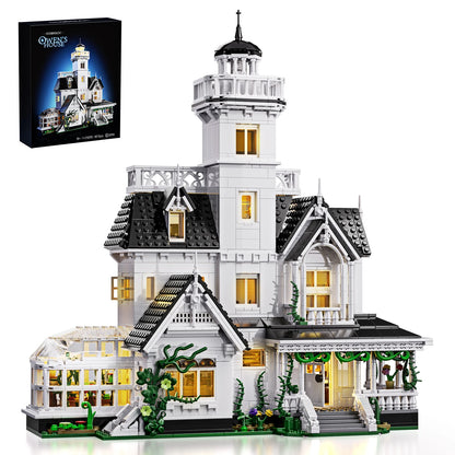 Vintage Architecture Building Blocks Medieval Cottage DIY Construction Kit