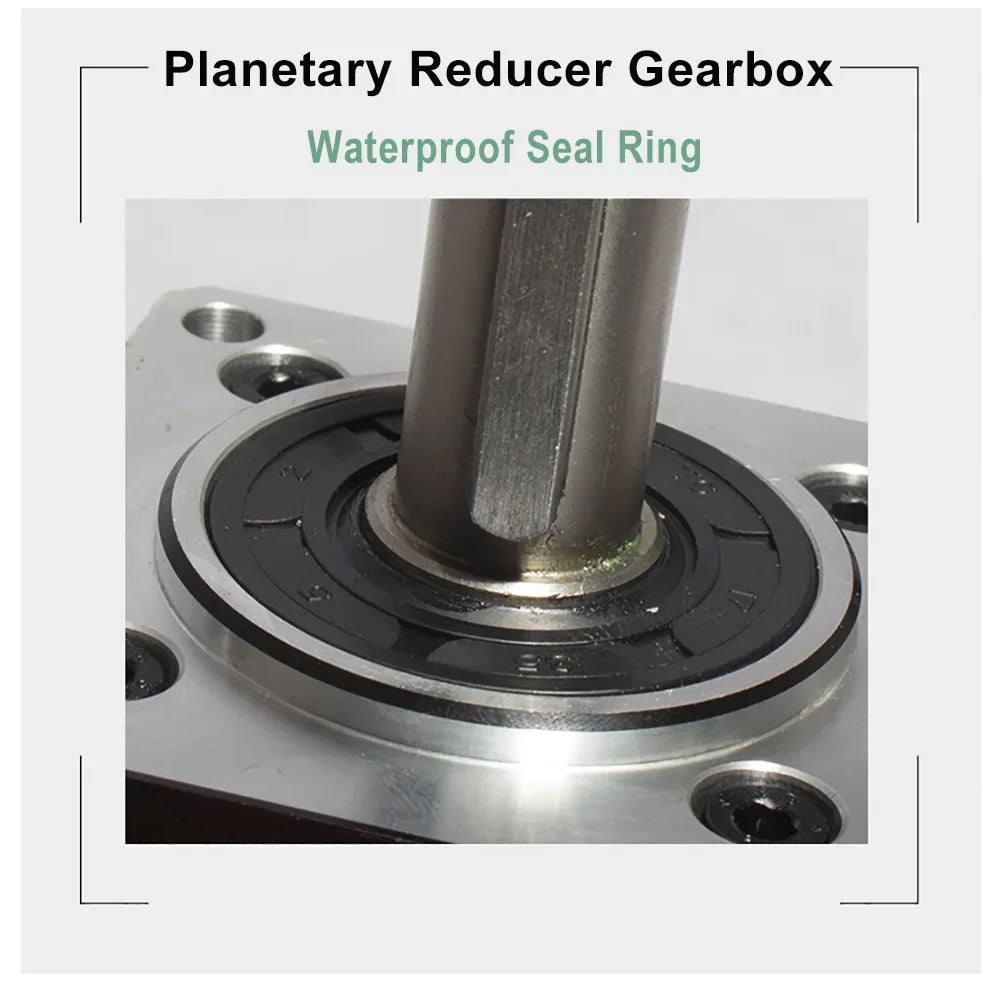 Nema 23 Planetary Gearbox 100:1 6.35mm Input 14mm Output