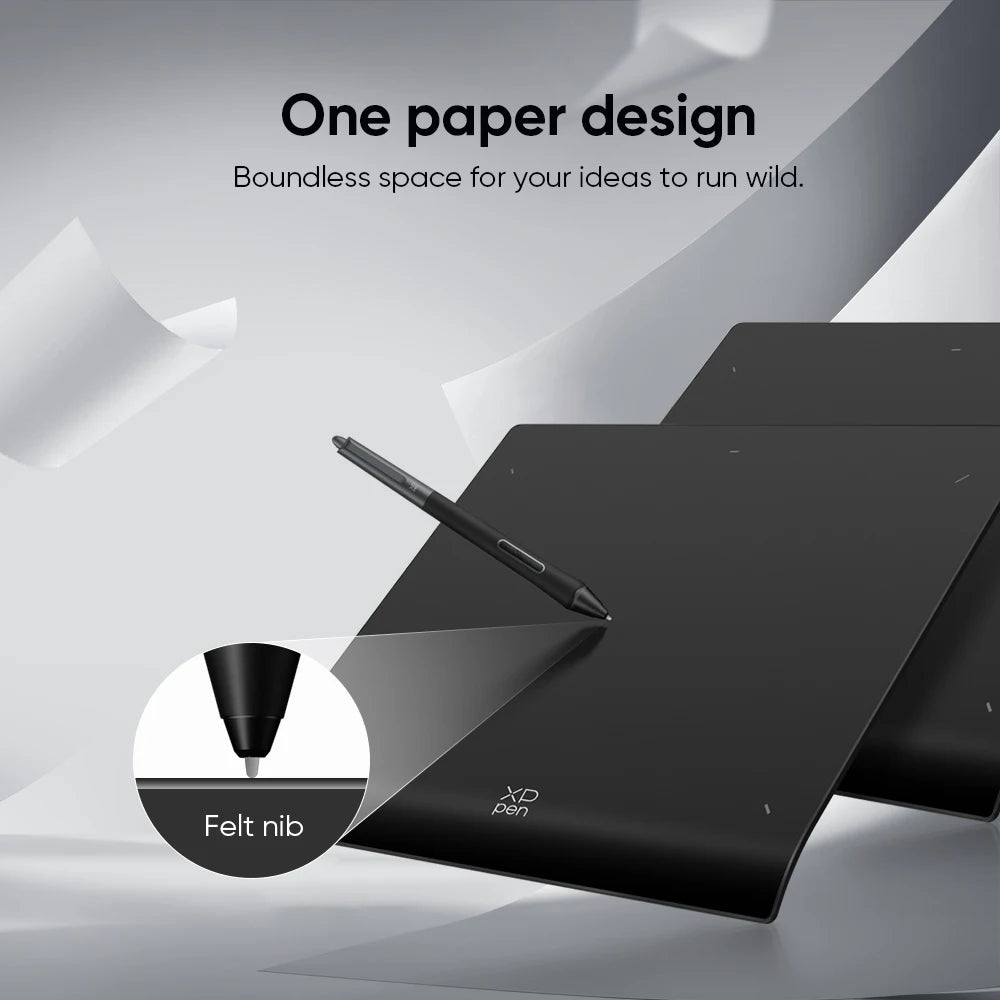 Mid-Size Wireless Drawing Tablet with 16K Pressure