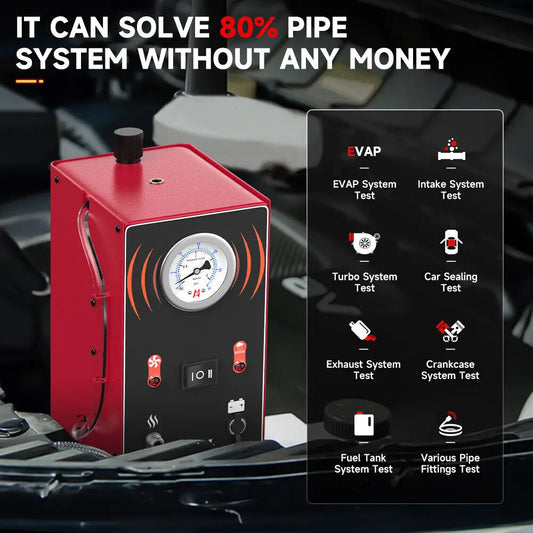 Car Fuel and Vacuum System Smoke Leak Locator Tester