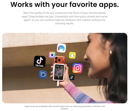 3.5 Inch Magnetic Selfie Monitor USB-C Touchscreen