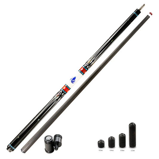 Precision 142cm Carbon Fiber Carom Cue 12mm