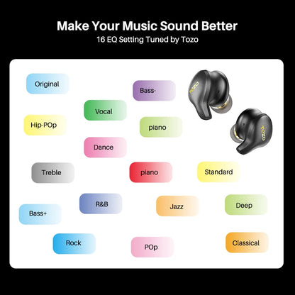 Wireless Bluetooth Earbuds with Hi-Res Sound and ANC