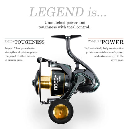 6000 Spinning Fishing Reel 25kg Drag Aluminum Body
