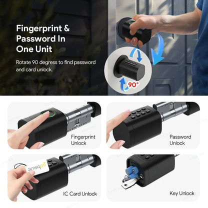 Keyless Fingerprint Door Lock RFID TUYA Smart Access